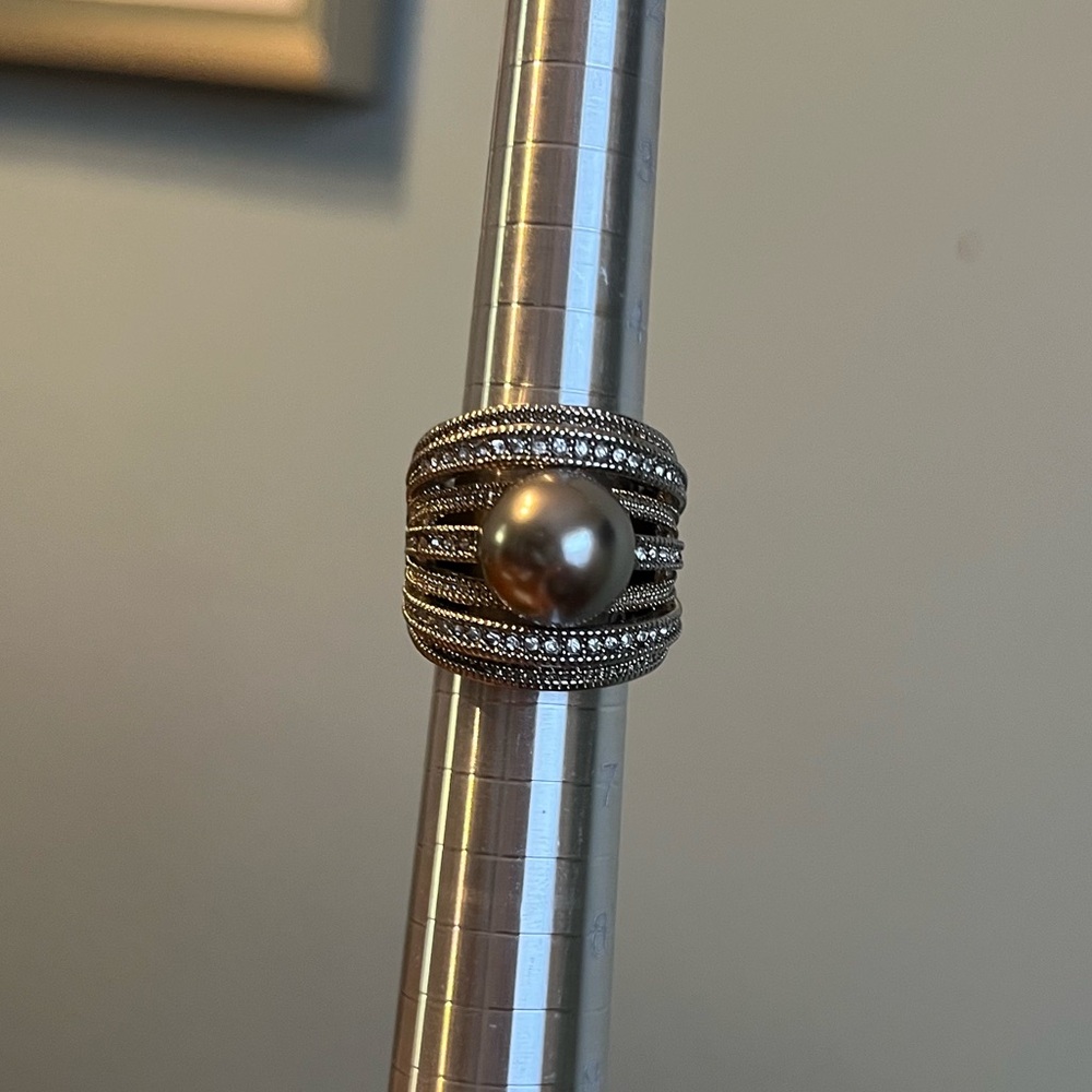 Art Deco Cocktail Ring by NRT